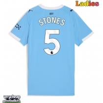 Manchester City John Stones #5 Replica Home Shirt Ladies 2025-26 Short Sleeve